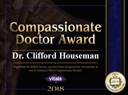 Compassionate Doctor Award Dr Clifford Houseman 2018