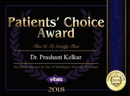 Patient's Choice Award Dr Prashant Kelkar 2018